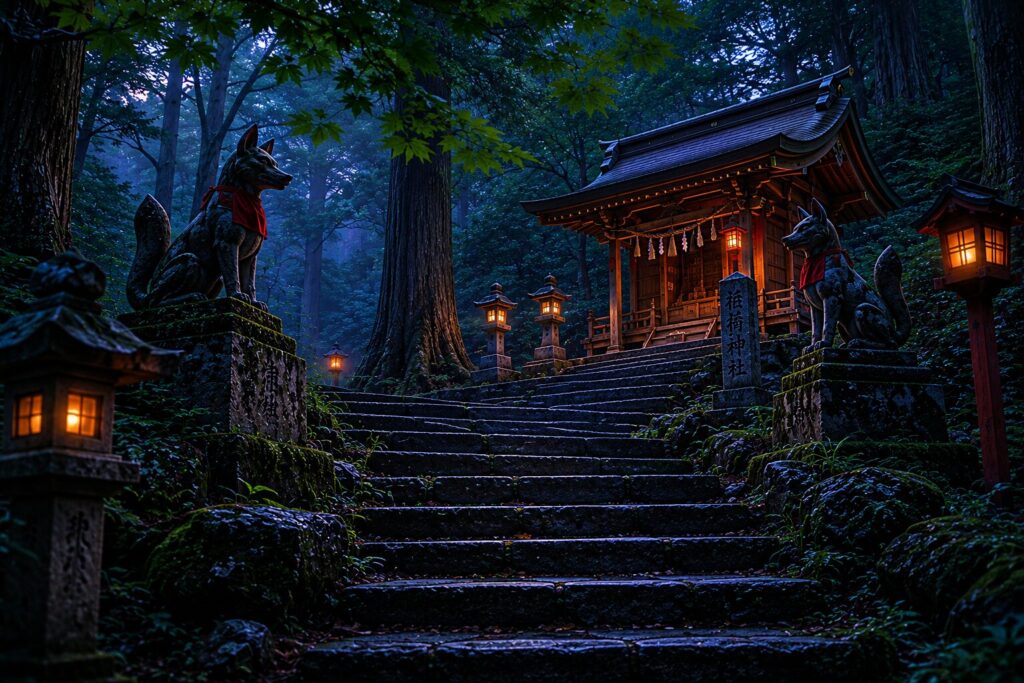 夢で見た稲荷神社のAI生成イメージ