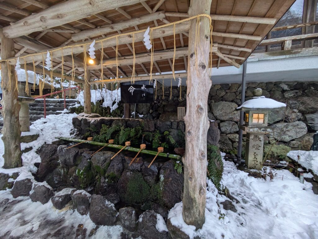 貴船神社の手水舎