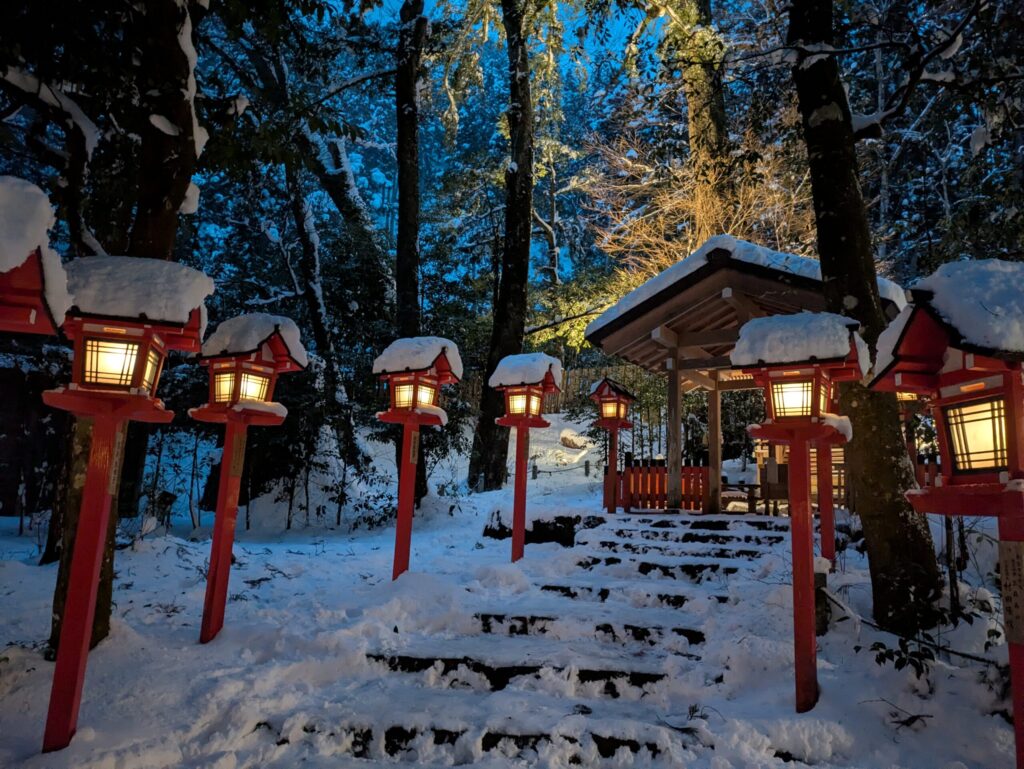 結社雪景色