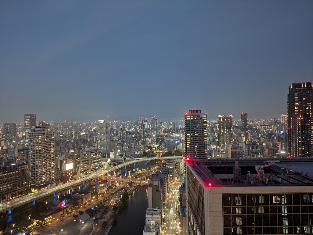 淀屋橋ステーションワンからの夜景東