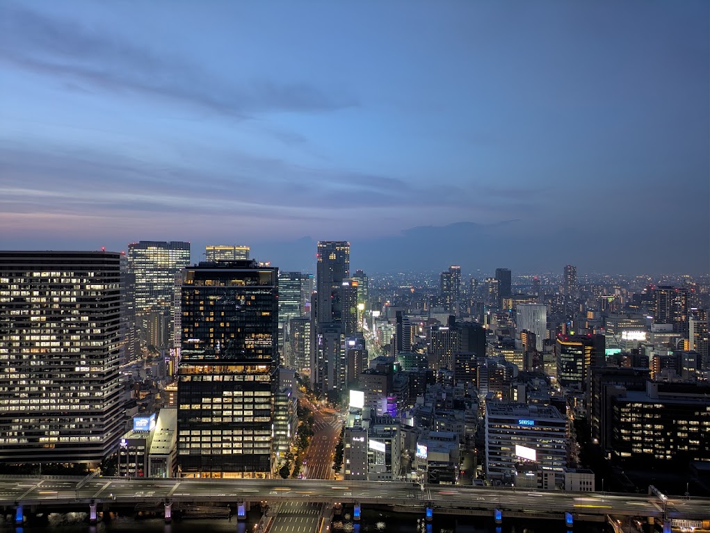淀屋橋ステーションワンからの夜景北